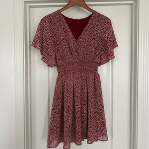 Closet Revival Floral Red Dress